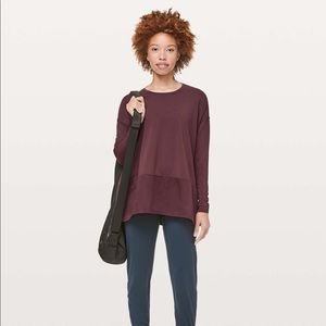 {lululemon} ease of mind long sleeve